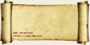 Ivana Jakupi vizit kartica